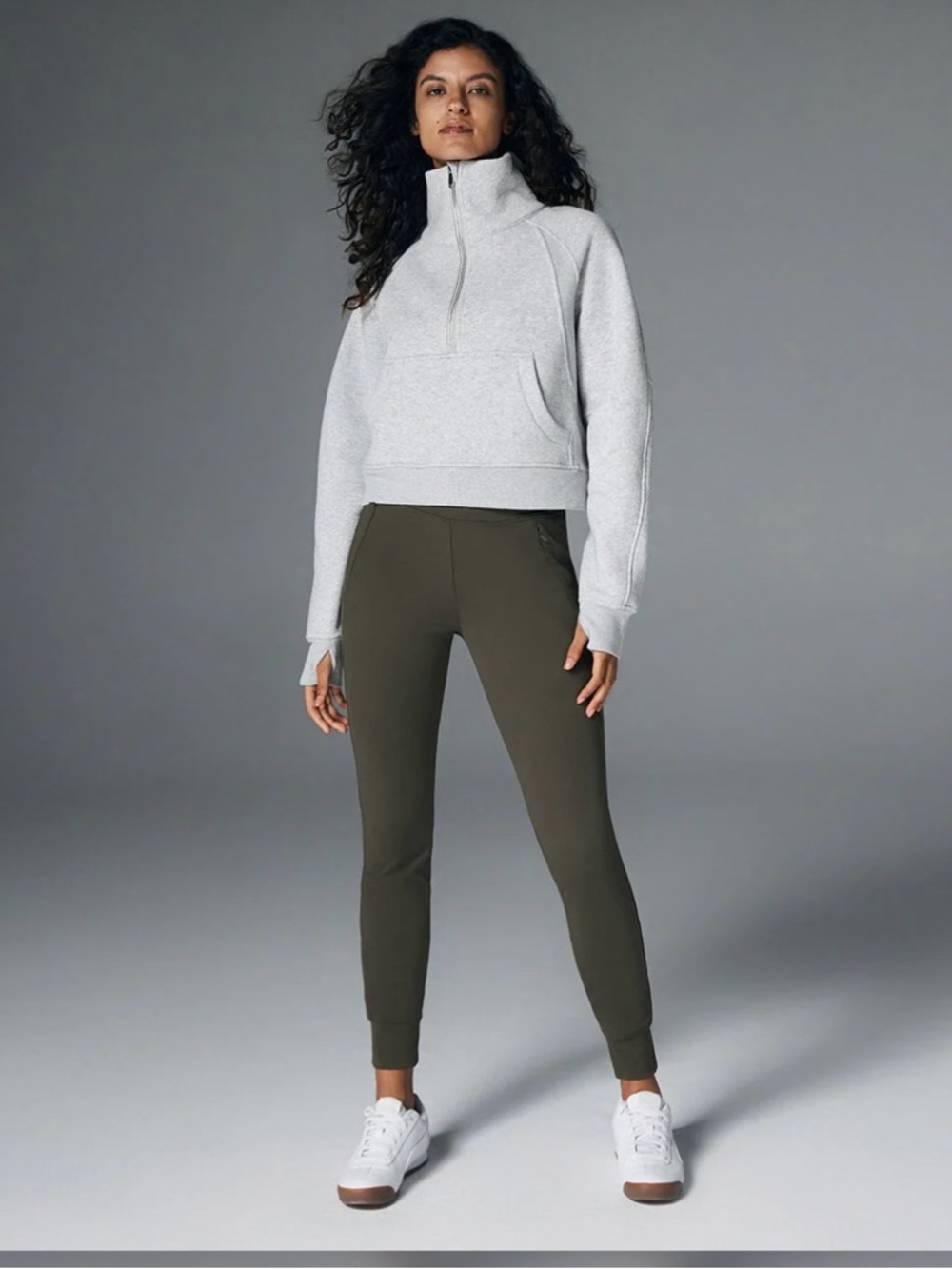 Gymshark Olive Green Track Joggers